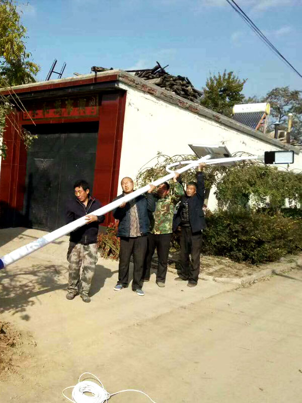 河北定州市美麗鄉(xiāng)村太陽(yáng)能路燈工程—保定路燈廠家